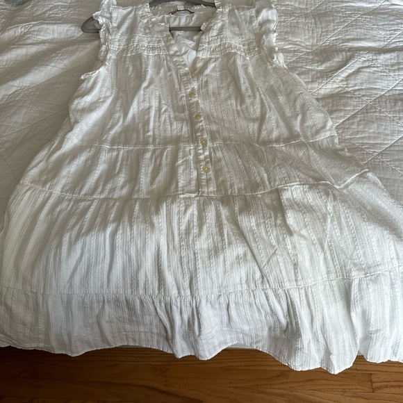 Never been worn adorable Loft white dress! Size XL - Picture 4 of 5